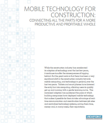 Mobile Technology For Construction